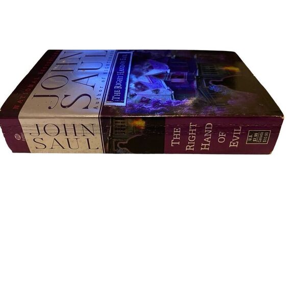 The Right Hand Of Evil By John Saul Paperback Book Novel - Picture 3 of 13